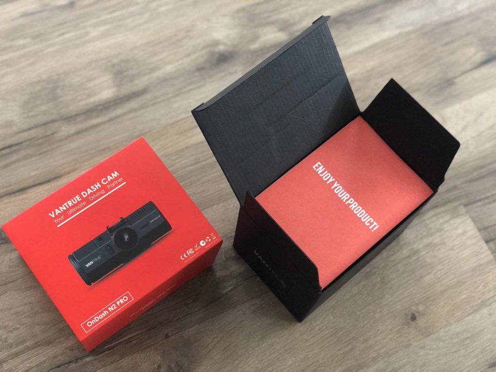 Vantrue N2 Pro Dual Dashcam Unxboxing
