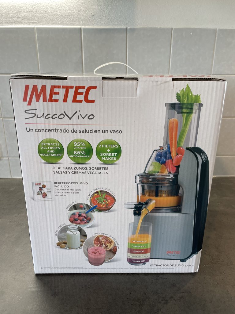Imetec Succovivio Pro 2000 Entsafter Verpackung