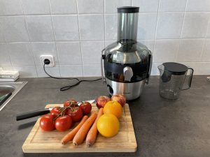 Philips HR192120 Entsafter mit Obst und Gemüse