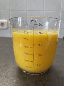 AMZCHEF Slow Juicer ZM1501 Entsafter Ertrag Orangen