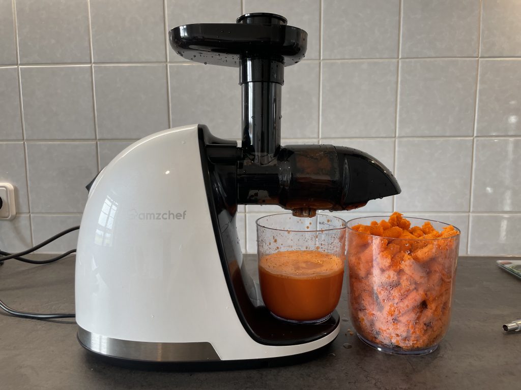 AMZCHEF Slow Juicer ZM1501 Entsafter Karotten