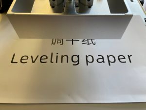 Anycubic Photon M3 Max Leveling-Papier