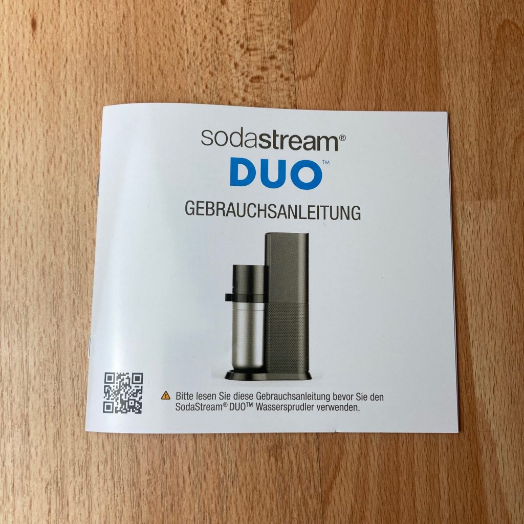 SodaStream Duo Bedienungsanleitung