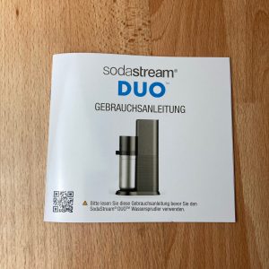 SodaStream Duo Bedienungsanleitung