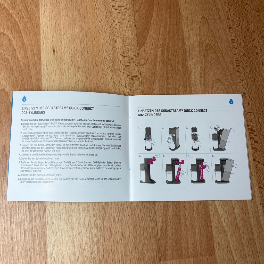 SodaStream Duo Bedienungsanleitung innen