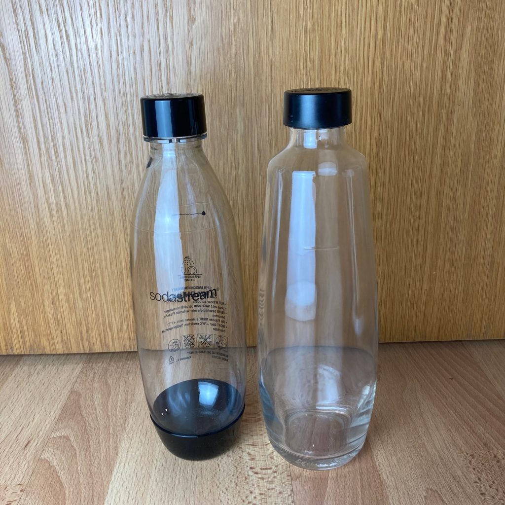 SodaStream Duo Kunststoffflasche und Glasflasche