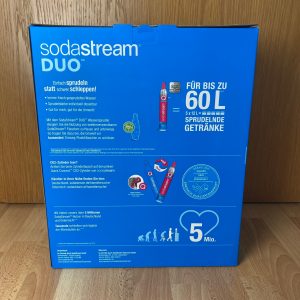 SodaStream Duo Verpackung Rückseite