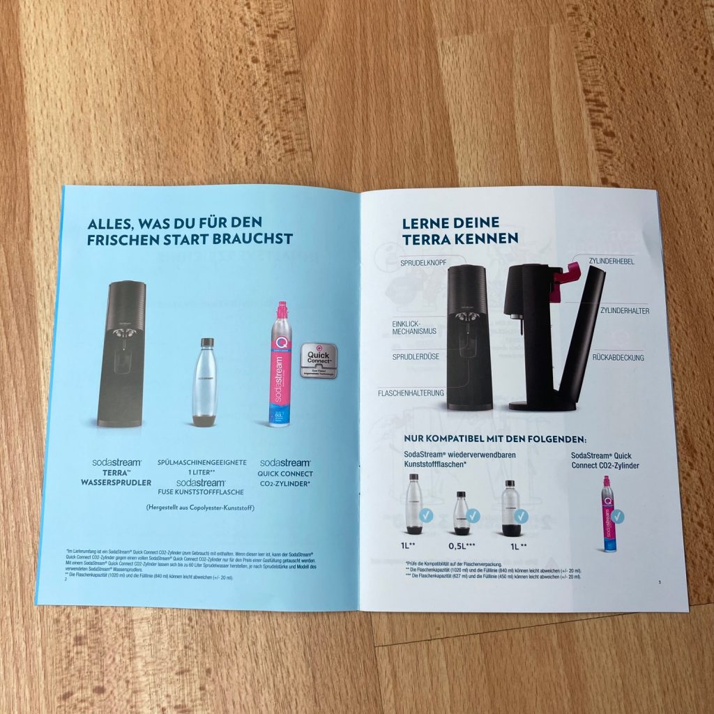 SodaStream Terra Anleitung