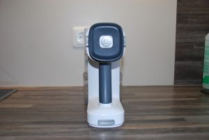 Schalter am Hoogo S4 Akku-Staubsauger