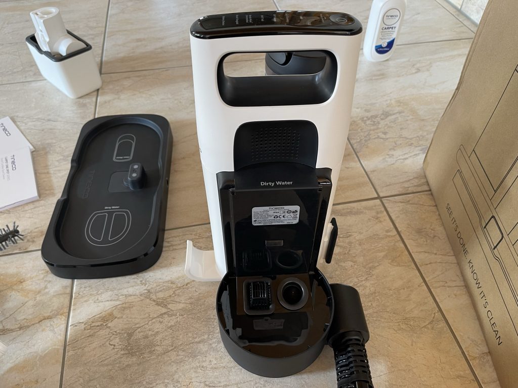 Das Basisgerät des Tineco Carpet One Spot Waschsaugers