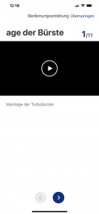 Erklärvideo in der App des Tineco Carpet One Spot Waschsaugers