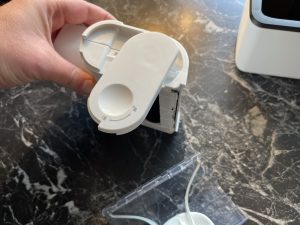 Die geöffnete Turbobürste des Tineco Carpet One Spot Waschsaugers nach der Reinigung