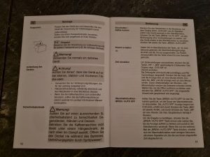 Bedienungsanleitung der Fakir Aroma Grande Kaffeemaschine mit einzelnen Funktionen