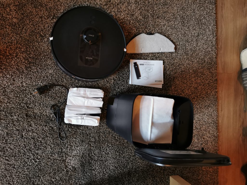 Botslab S8 Saugroboter Absaugstation offen