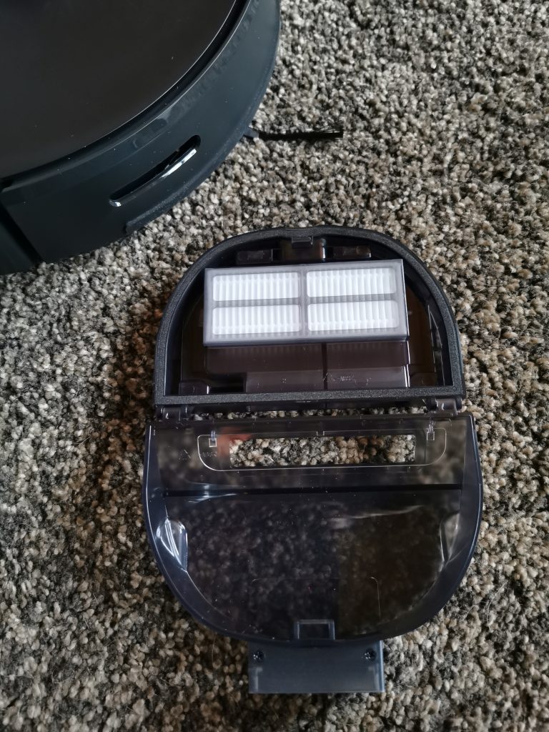 Botslab S8 Saugroboter Staubbehälter offen