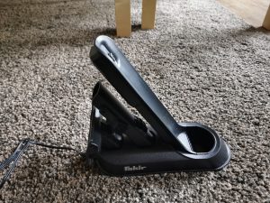 Fakir AS 1110 LT Premium Handstaubsauger Ständer mit Bürsten seitenansicht