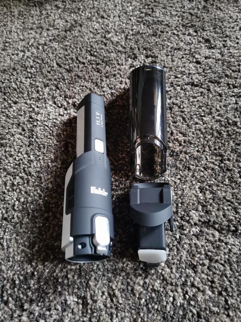 Fakir AS 1110 LT Premium Handstaubsauger Staubbehälter offen