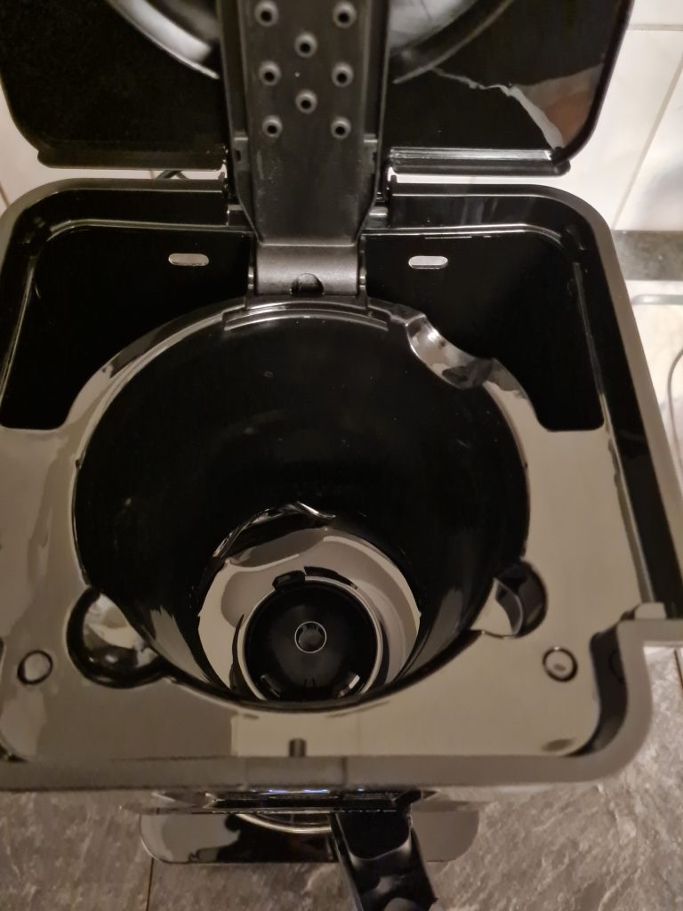Fakir Aroma Grande Kaffeemaschine von oben Filtereinsatz