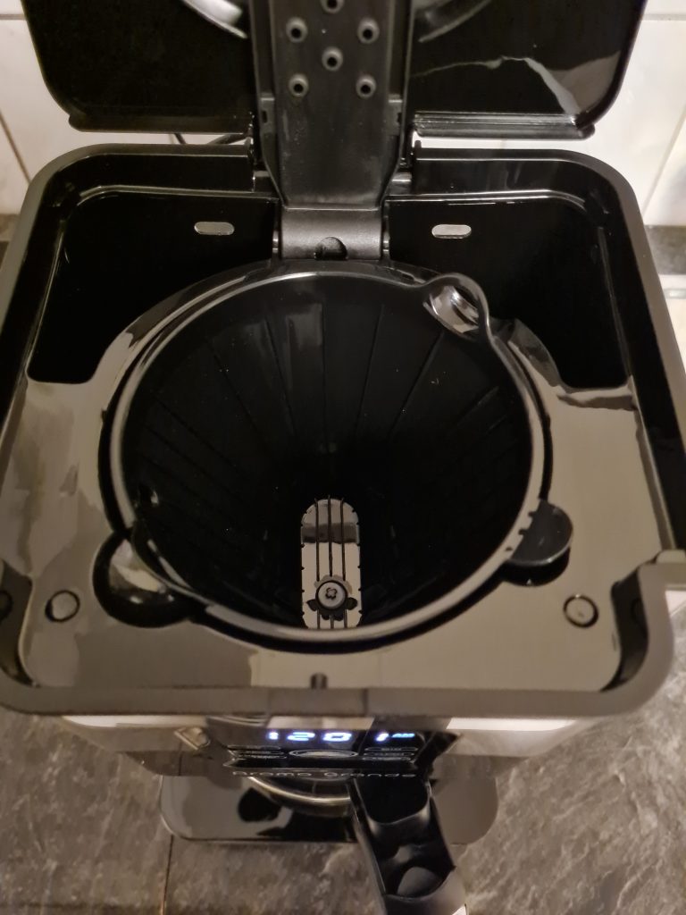 Fakir Aroma Grande Kaffeemaschine von oben mit Filtereinsatz