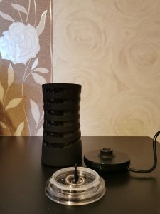 Fakir Milky Art Milchaufschäumer Einzelteile von vorn