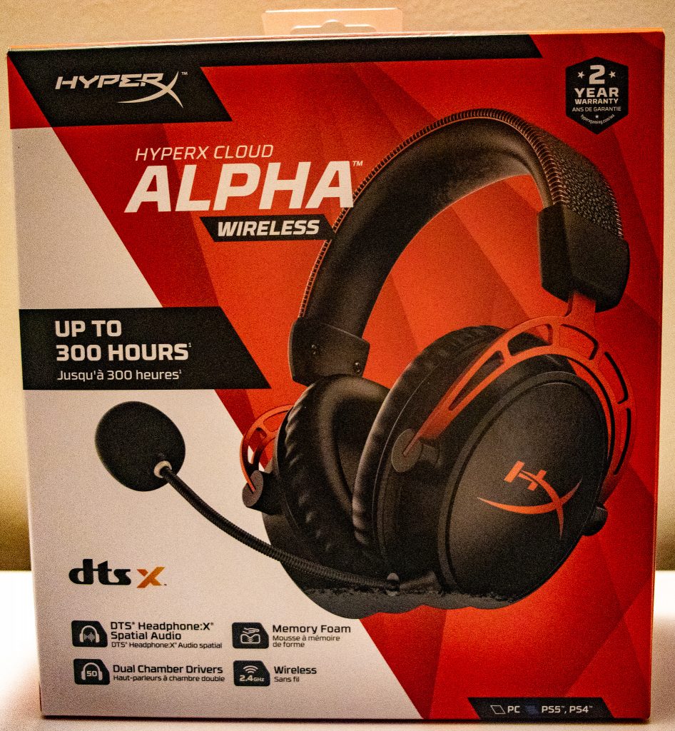 HyperX Cloud Alpha Wireless Gaming-Headset Verpackung neu