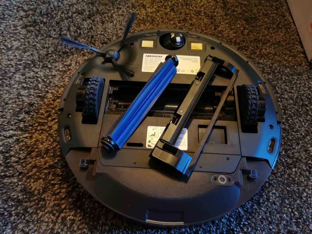 Medion X50 SW Saug- und Wischroboter von unten