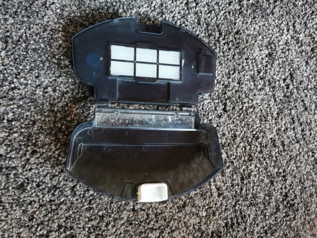 Lefant M1 Saugroboter Staubbehälter offen