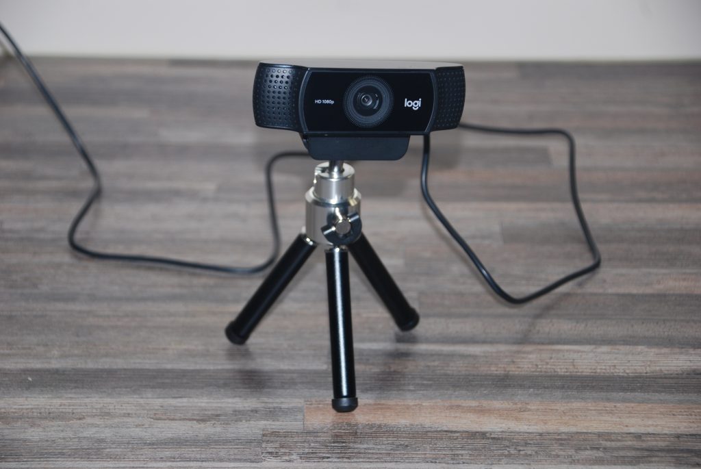 Logitech C922 Pro auf Stativ