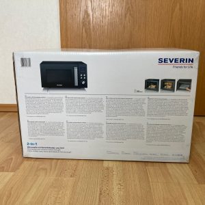 Severin Mikrowelle Verpackung von hinten