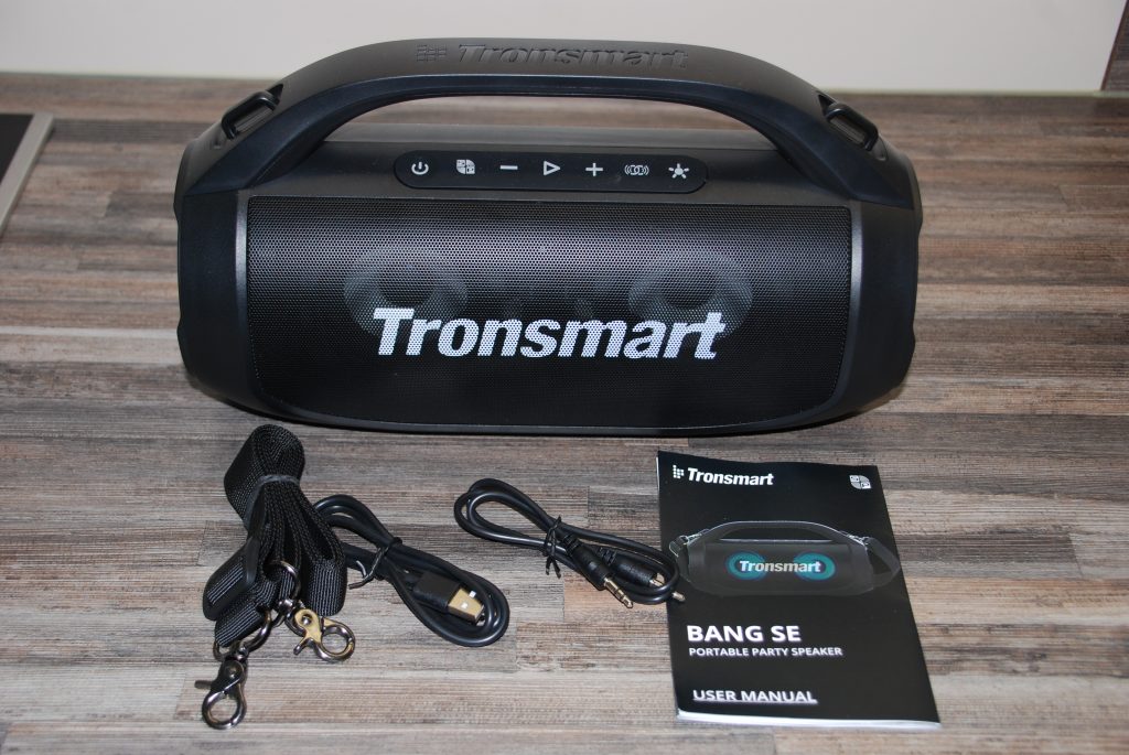 Tronsmart Bang SE Bluetooth-Lautsprecher mit Zubehör