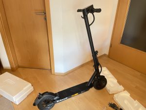 Trittbrett Kalle Elektro-Scooter fertig aufgebaut