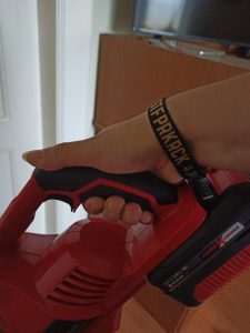 Einhell TE-SV 18 Li Akku-Staubsauger Knopf 2