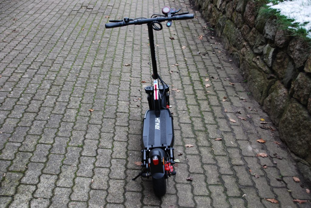 Hitway H5 Elektro-Scooter Rückansicht