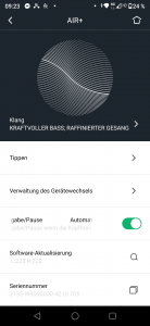 Libratone Air+ 2 App Equalizer