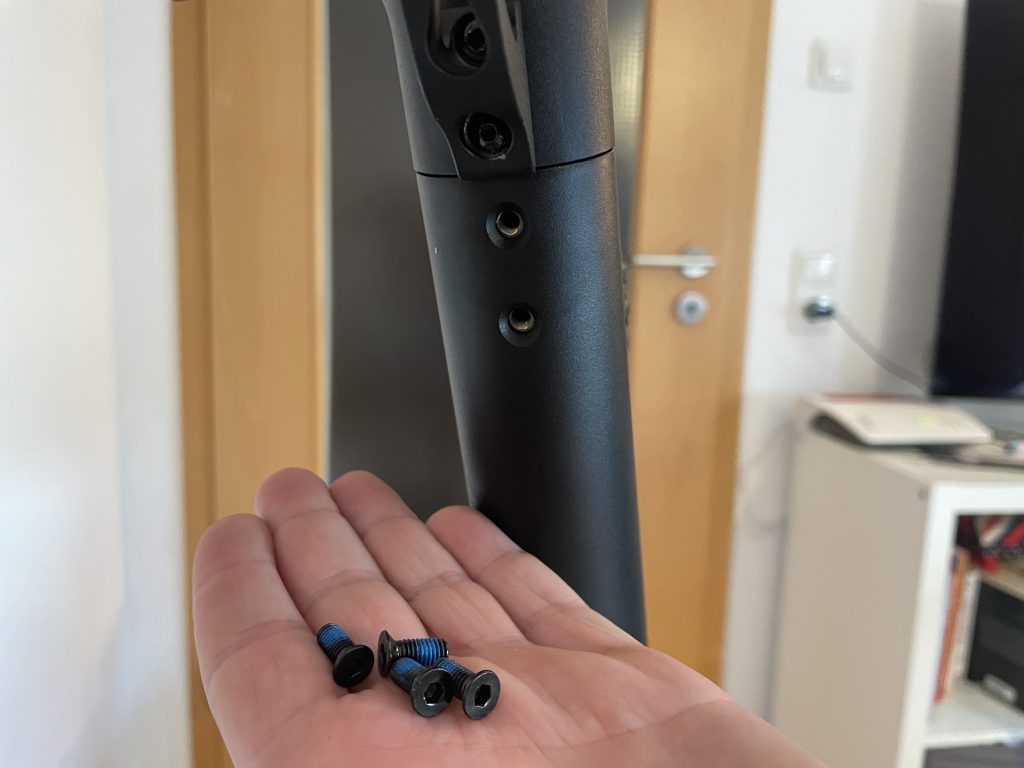 rittbrett Kalle Elektro-Scooter Schrauben für Lenkrad