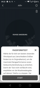 Libratone Air+ 2 App Passformtest