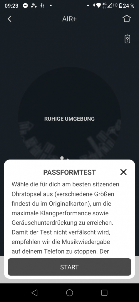Libratone Air+ 2 App Passformtest