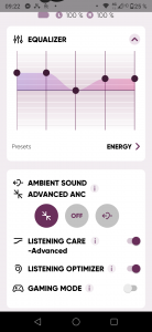 Yamaha TW-E7B App ANC