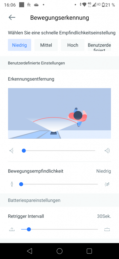 Wansview B4 Überwachungskamera App 2