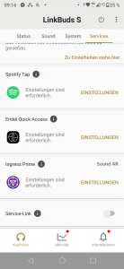 Sony LinkBuds S erweitert