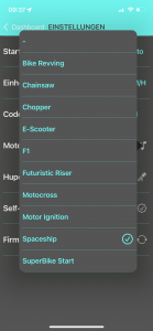 Trittbrett Kalle Elektro-Scooter App 3