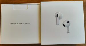Apple AirPods (3. Generation) In-Ear-Kopfhörer Verpackung offen