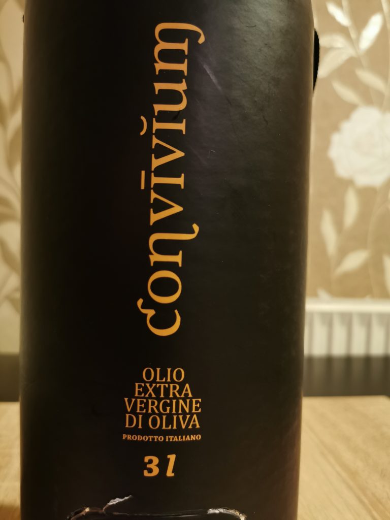 Convivium Olivenöl Verpackung Detail