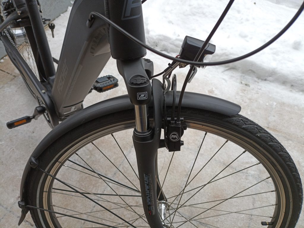 FISCHER E-Bike City CITA 4.1i Ansicht Vorderrad
