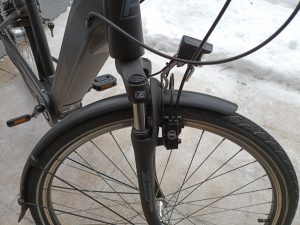 FISCHER E-Bike City CITA 4.1i Ansicht Vorderrad
