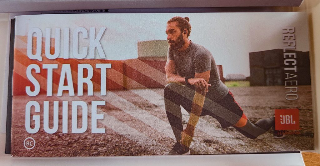 JBL Reflect Aero In-Ear-Kopfhörer Quick Start Guide