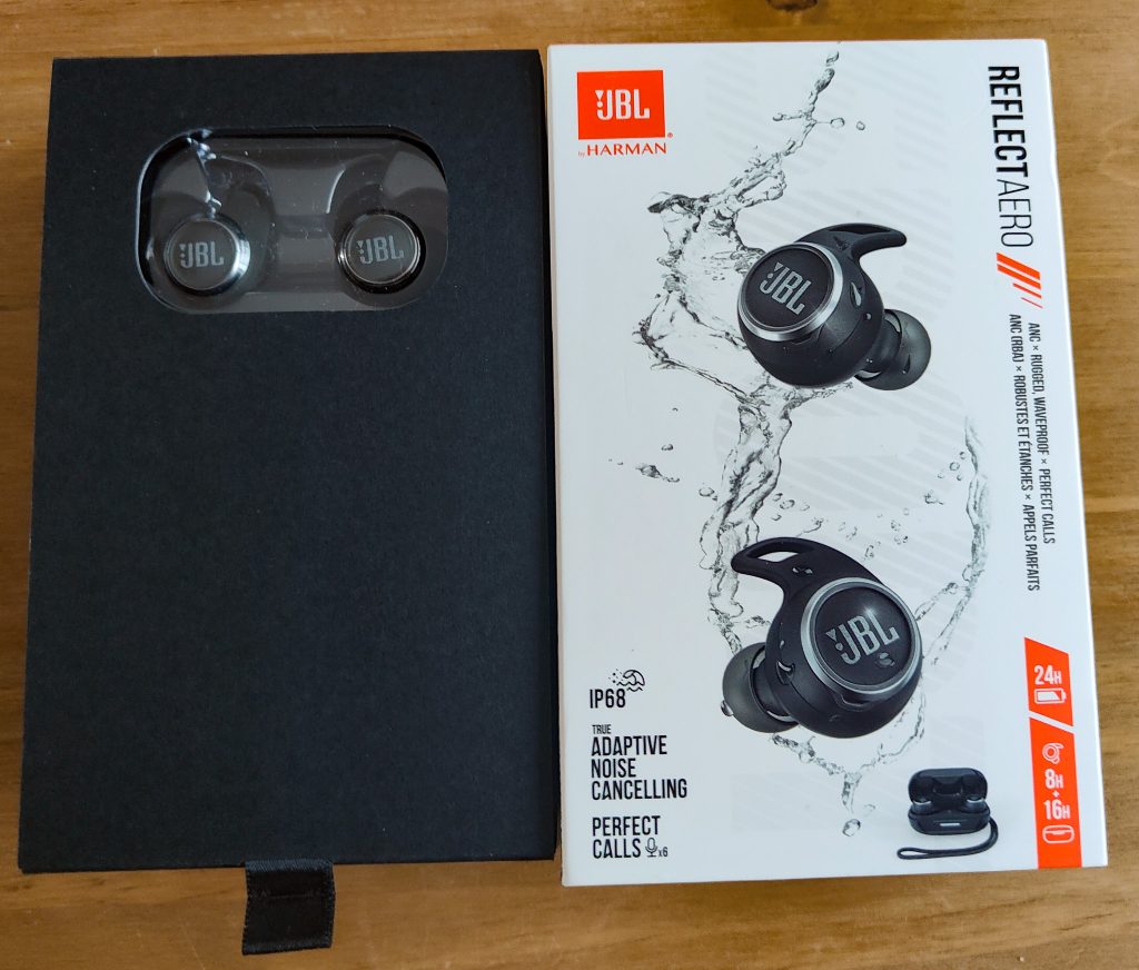 JBL Reflect Aero In-Ear-Kopfhörer offene Verpackung