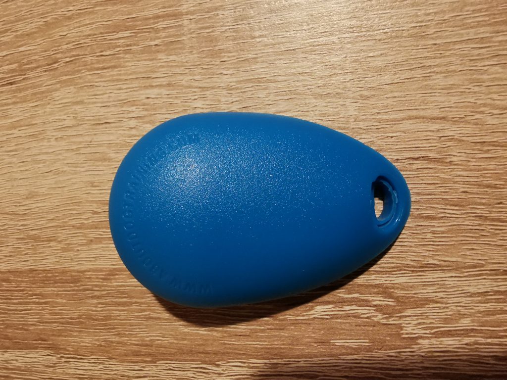 Oyefly-Clicker Rückseite blau
