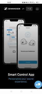 Sennheiser MOMENTUM True Wireless 3 In-Ear-Kopfhörer App Screenshot