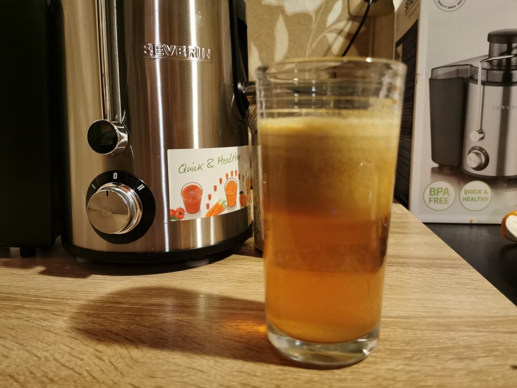 Severin Entsafter ES 3566 Apfelsaft gesetzt